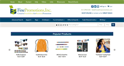 Desktop Screenshot of finepromotions.com